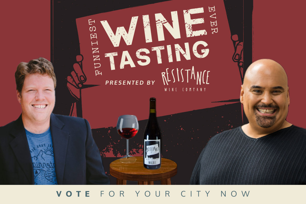 Funniest Wine Tasting Ever -  Vote For Your City Now!